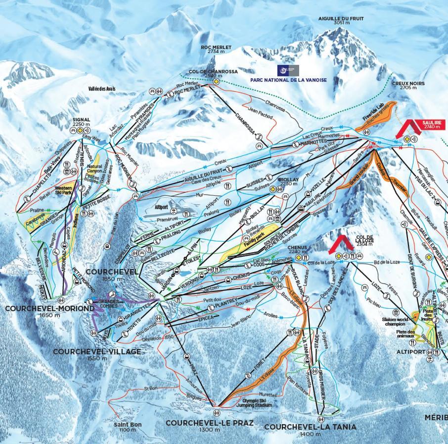 40M2 - Ski Aux Pieds - La Tania - Parking Couvert Eksteriør billede